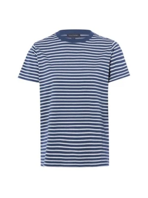 Franco Callegari Koszulka damska Kobiety Bawełna (100%) niebieski w paski,