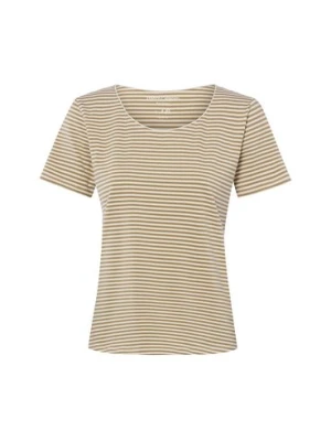 Franco Callegari Koszulka damska Kobiety Bawełna beżowy|zielony|wielokolorowy w paski,