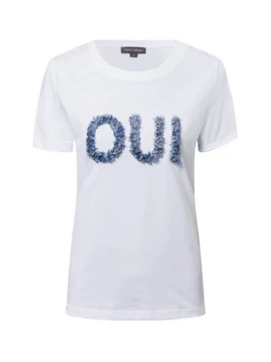 Franco Callegari Koszulka damska Kobiety Bawełna biały jednolity,