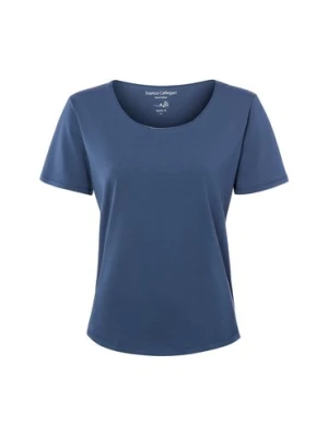 Franco Callegari Koszulka damska Kobiety Bawełna niebieski jednolity,