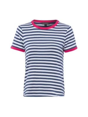 Franco Callegari Koszulka damska Kobiety Bawełna niebieski|wielokolorowy w paski,