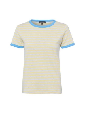 Franco Callegari Koszulka damska Kobiety Bawełna żółty w paski,