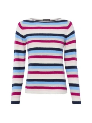 Franco Callegari Sweter damski z dzianiny Kobiety Bawełna (100%) wielokolorowy w paski,