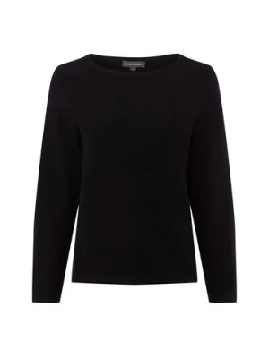 Franco Callegari Sweter damski z dzianiny Kobiety Bawełna czarny jednolity,