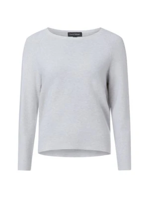 Franco Callegari Sweter damski z dzianiny Kobiety Bawełna szary marmurkowy,