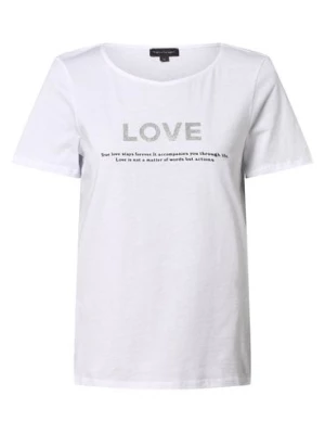 Franco Callegari T-shirt damski Kobiety Bawełna biały nadruk,