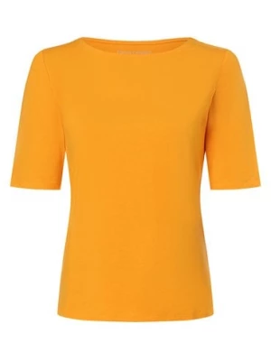 Franco Callegari T-shirt damski Kobiety Dżersej pomarańczowy jednolity,