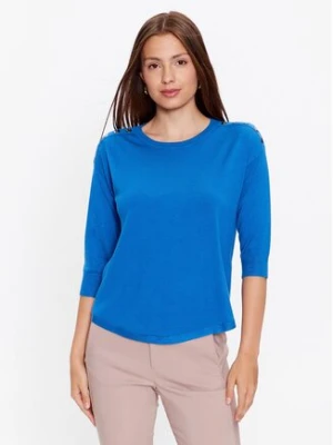 Fransa Bluzka 20607204 Niebieski Regular Fit