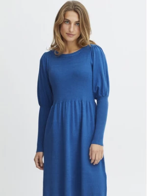 Fransa Sukienka codzienna 20611826 Niebieski Regular Fit