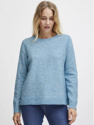 Fransa Sweter 20612833 Niebieski Regular Fit