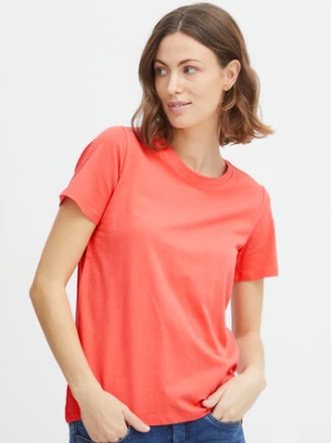 Fransa T-Shirt 20605388 Koralowy Regular Fit