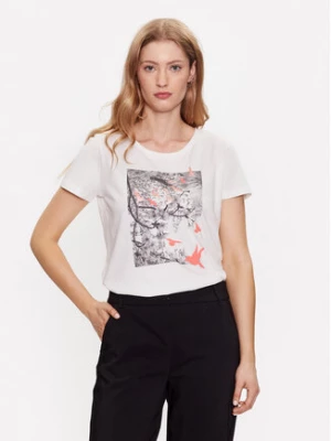Fransa T-Shirt 20611872 Biały Regular Fit