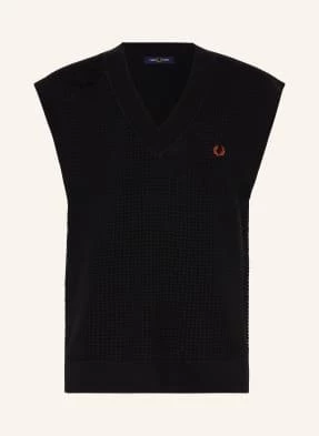 Fred Perry Bezrękawnik schwarz