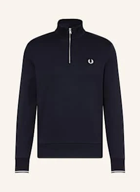 Fred Perry Bluza Z Kapturem blau