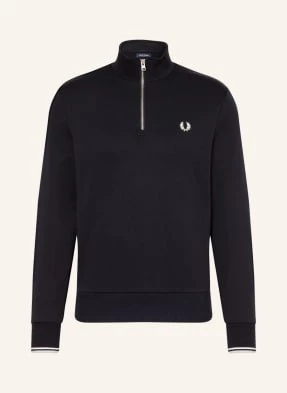 Fred Perry Bluza Dresowa Typu Troyer blau