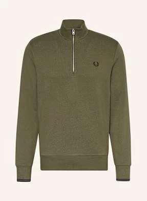 Fred Perry Bluza Dresowa Typu Troyer gruen