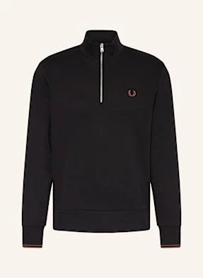 Fred Perry Bluza Dresowa Typu Troyer schwarz