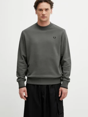 Fred Perry bluza męska bawełniana zielony