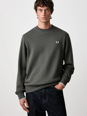 Fred Perry bluza męska bawełniana zielony