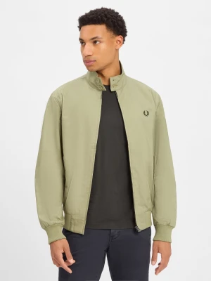 Fred Perry Bluza męska Mężczyźni Bawełna zielony jednolity,