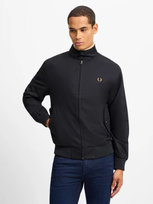 Fred Perry Bluza męska Mężczyźni czarny jednolity,