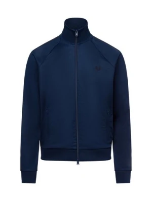 Fred Perry Bluza męska Mężczyźni niebieski jednolity,