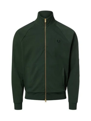 Fred Perry Bluza męska Mężczyźni zielony jednolity,