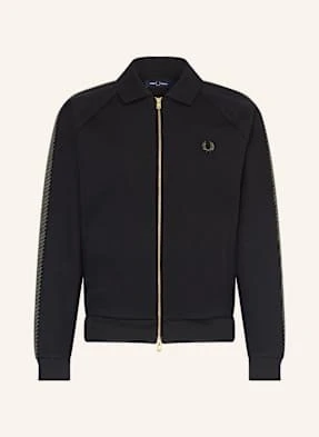 Fred Perry Bluza Rozpinana schwarz