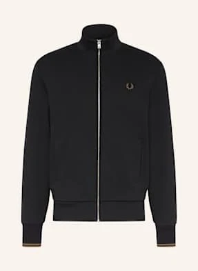 Fred Perry Bluza Rozpinana schwarz