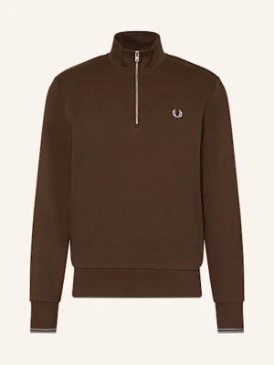 Fred Perry Bluza Z Kapturem braun