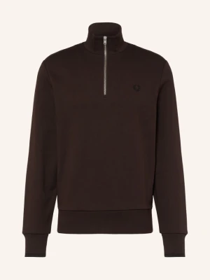 Fred Perry Bluza Z Kapturem braun BRĄZOWY