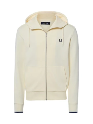 Fred Perry bluza z kapturem Mężczyźni Bawełna (100%) biały