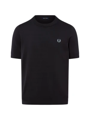 Fred Perry bluzka z dzianiny Mężczyźni Bawełna (100%) czarny