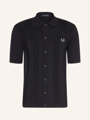 Fred Perry Bluzka Z Dzianiny Slim Fit blau