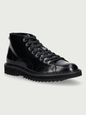 Fred Perry buty męskie skórzane G Cox x FP Monkey czarny