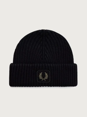 Fred Perry czapka bawełniana czarny