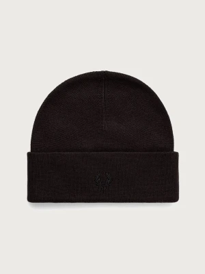 Fred Perry czapka beanie z wełną brązowy