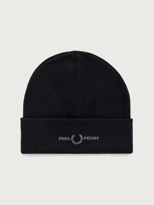 Fred Perry czapka z bawełną granatowy