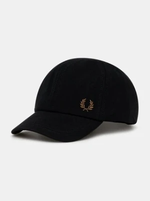 Fred Perry czapka z daszkiem bawełniana kolor czarny HW6726