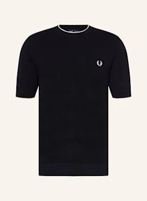 Fred Perry Dzianinowa Koszulka blau