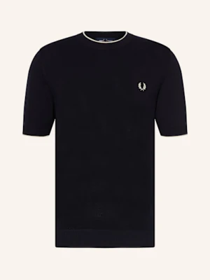 Fred Perry Dzianinowa Koszulka blau