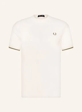 Fred Perry Dzianinowa Koszulka weiss