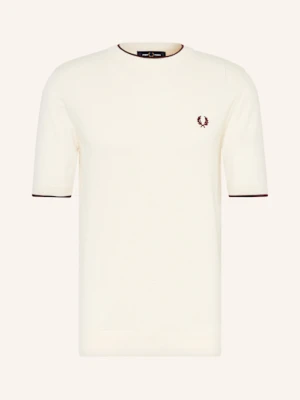 Fred Perry Dzianinowa Koszulka weiss