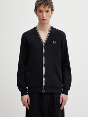 Fred Perry kardigan bawełniany męski