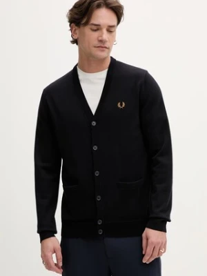 Fred Perry kardigan wełniany