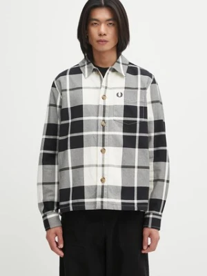 Fred Perry koszula bawełniana męska kolor beżowy regular z kołnierzykiem klasycznym M1724