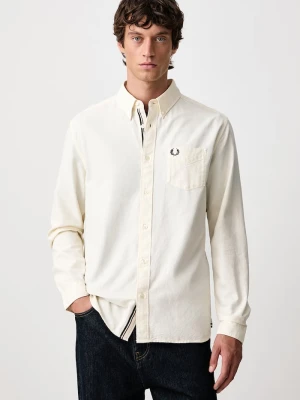 Fred Perry koszula męska bawełniana beżowy