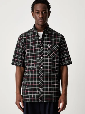 Fred Perry koszula męska bawełniana granatowy