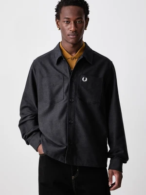Fred Perry koszula męska bawełniana szary
