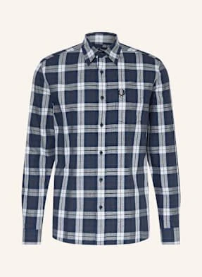 Fred Perry Koszula Slim Fit blau